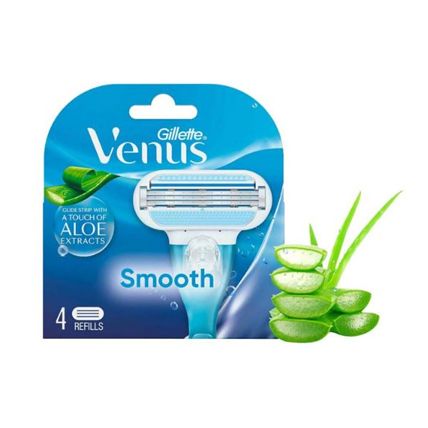 Gillette Shaving Blades Venus Smooth 4 Cart Aloe 